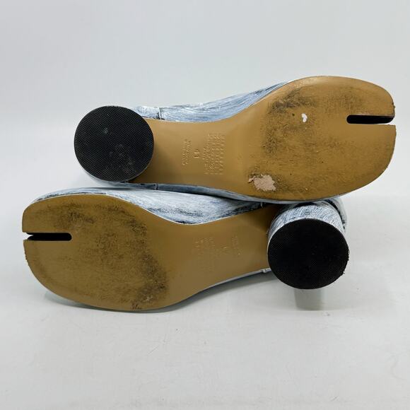 MAISON MARGIELA Painted White Tabi Boots - Picture 6 of 11